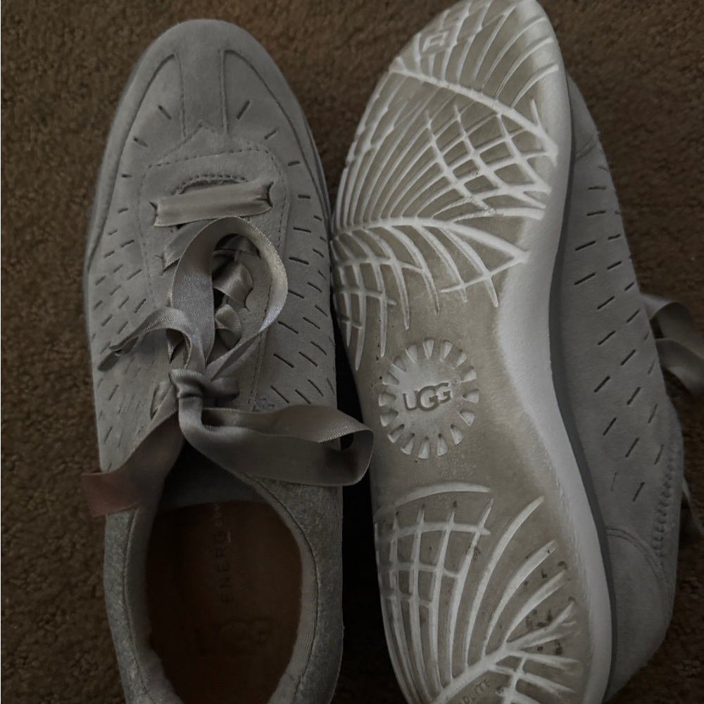 UGG Taupe Suede Sneakers